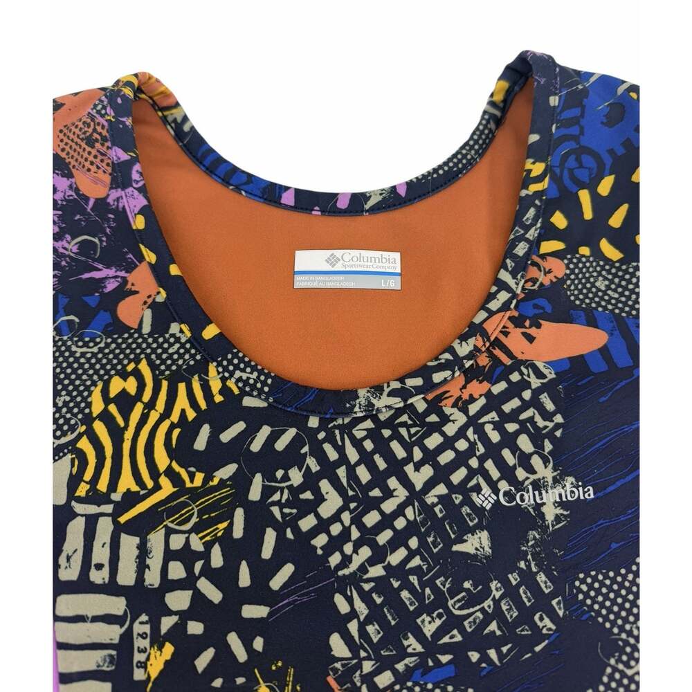 Columbia Windgates Tank Top Women Large L Cropped Sleeveless Athleisure Athletic - Picture 12 of 16
